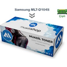 Samsung Mlt-D104S Muadil Toner -Ml-1660/Ml-1660K/Ml-1660N (Çipli)