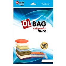 Ülbag Vakumlu Hurç 80 x 100 Elbise Yorgan Battaniye Hurcu 80x100 Vakumlu Saklama Torbası Büyük Boy