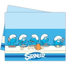 Elitetime Masa Örtüsü Şirinler 120*180Cm P1-12 - Be6267