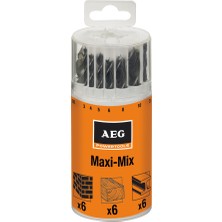 Aeg Multi Maxi-Mix 18 Par Ahşap-Beton-Metal Delme Seti