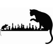 Stickermarket Kedi Fare Beyaz Sticker