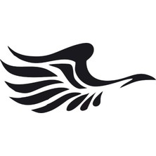 Stickermarket Melek Kanadı Beyaz Sticker