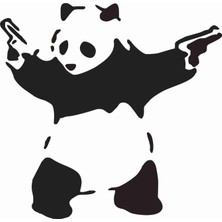 Stickermarket Panda Beyaz Sticker