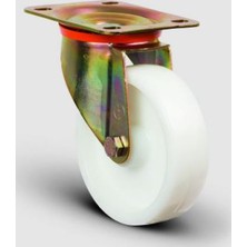 Oynak Tabla Bağlantılı, Burçlu, Poliamid Orta Sanayi Tekerleği Çap:125 - Ez01 Hkz 125