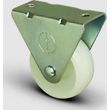 Sabit Tabla Bağlantılı, Burçlu, Poliamid Hafif Sanayi Tekerleği Çap:50 - Ep02 Zkz 50