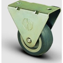 Sabit Tabla Bağlantılı, Burçlu, Termoplastik Kauçuk Hafif Sanayi Tekerleği Çap:75 - Ep02 Mkt 75