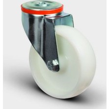 Oynak Delik Bağlantılı, Burçlu, Poliamid Hafif Sanayi Tekerleği Çap:125 - Em04 Zkz 125