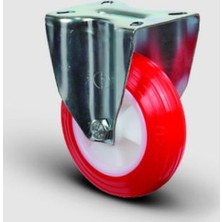 Sabit Tabla Bağlantılı, Burçlu, Poliüretan Hafif Sanayi Tekerleği Çap:200 - Em02 Zkp 200