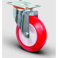 Oynak Tabla Bağlantılı, Burçlu, Poliüretan Hafif Sanayi Tekerleği Çap:150 - Em01 Zkp 150