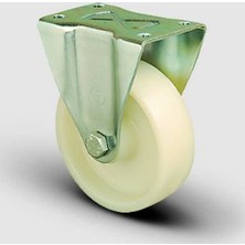 Sabit Tabla Bağlantılı, Burçlu, Poliamid Orta Sanayi Tekerleği Çap:100 - Ek02 Zkz 100