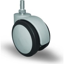 Ec05Mkt75 Civatalı Poliüretan Tekerlek Çap:75 Oynak Civata Bağlantılı, Burçlu Mobilya Tekerleği Medikal Ekipman Tekeri