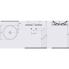 Isvea Sistema Y 45 cm Çanak Lavabo