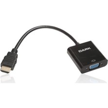 DARK DK-HD-AHDMIXVGA4 0.15metre HDMI-VGA (D) Görüntü Adaptörü Siyah 1080p