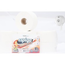 Espiga Mini Jumbo Tuvalet Kağıdı Koli 12'li (3,5 kg - 88 mt)