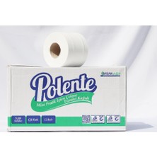 Polente Mini İçten Çekmeli Tuvalet Kağıdı 12'li (5 kg - 110 mt) Koli