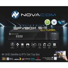 Novacom Spybox S11 Cı 4K Turbo Android Uydu Alıcısı