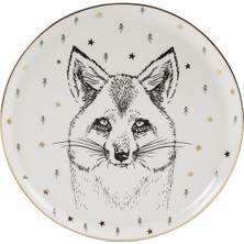 Porland Forest Fox Düz Tabak 20cm