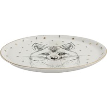 Porland Forest Fox Düz Tabak 20cm