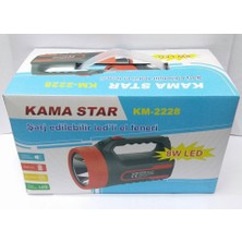 Kama Star Km-2228 Şarjlı  8W Led Elfeneri