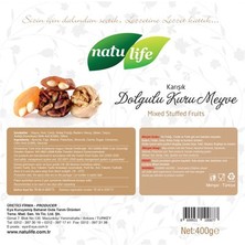 Natulife Dolgulu Kuru Meyve Karışık Kutu Premium 400 Gr