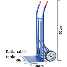 Bant Marketim Büyük Boy Katlanabilir Yük Taşıma Ve El Arabası