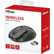 Trust 21949 Ziva Kablosuz Optik Mouse (Siyah)