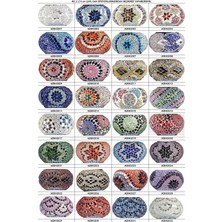 Su Damlası Mozaik Lamba, Otantik Lamba, Masa Lambası, Ev Hediyesi, Gece Lambası, Lamba, Abajur