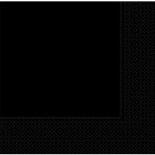 PartiBulutu Siyah Kağıt Peçete