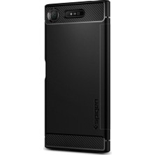 Spigen Sony Xperia XZ1 Kılıf Rugged Armor Black - G11CS22411