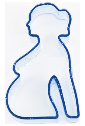 Hamile Kadın Polikarbon Kopat Kurabiye Kalıbı 4.5x8 cm