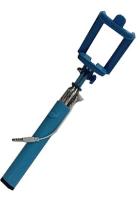 Monopod Selfie Çubuğu Mavi