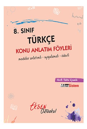 8.Sınıf Türkçe Konu Anlatım Föyü (31 Adet)