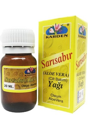 Karden Aloe Vera Sarı Sabır Yağı 20 ml
