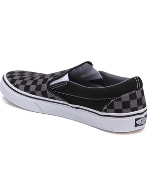 Vans Classic Slip-On Gri Siyah Erkek Sneaker Ayakkabı