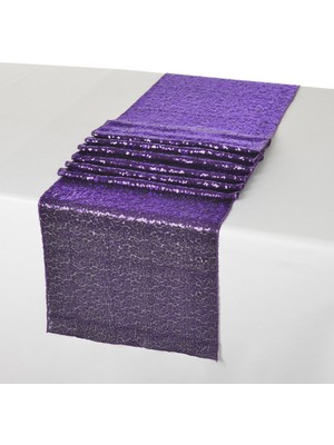 Masallar Evi Mor Payetli Runner