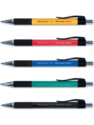Faber-Castell 1318 Grip Matic Versatil Kalem 0.5mm Sarı
