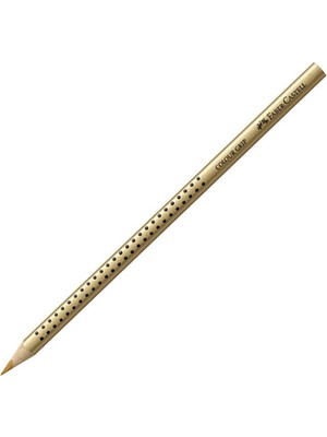 Faber-Castell Grip Boya Altın Renk Ergonomik Üçgen Gövde 1 Adet Kuru Boya