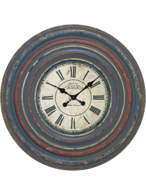 Mark Lab Ahşap Dekoratif Yuvarlak Duvar Saati 50X50