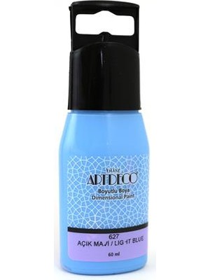 Artdeco Y-042C-627 Boyutlu Boya 60 Ml Açık Mavi