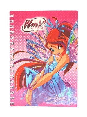 Winx Spiralli A6 Karton Kapak Not Defteri