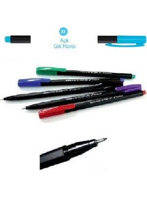 Dong-a Hexaplus Fineliner Fiber Uçlu No: 33 Açık Gök Mavi