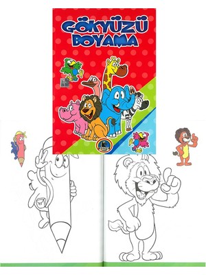 Gökyüzü Boyama Kitabı Kalın