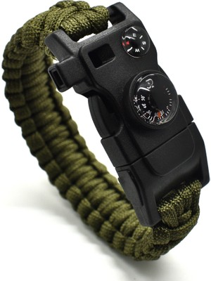 Paracord Outdoor Bileklik - 15 Özellik Bir Arada