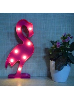 Momz Bebek Çocuk Odası Flamingo Led Gece Lambası