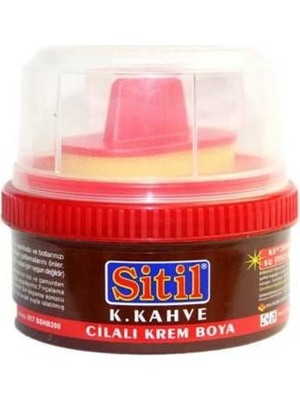 Sitil Ayakkabı Boyası Koyu Kahverengi 200 Gr