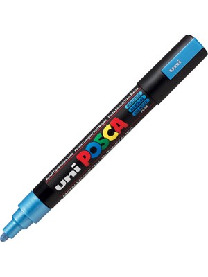 Uni-Ball Posca Poster Markör 1.8 - 2.5 Mm - Metalik Mavi