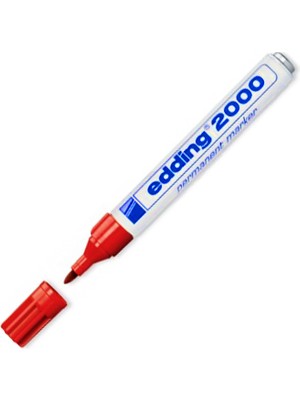 Edding 2000 1,5 - 3 Mm Yuvarlak Uçlu Kırmızı Markör