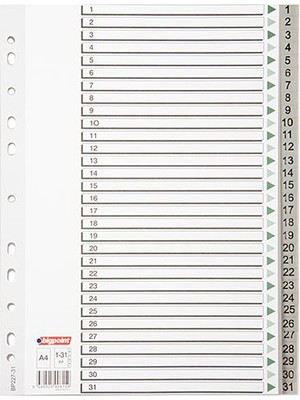 Bigpoint Seperatör A4 1-31 Rakamlı (Bp227-31)