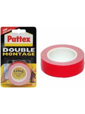 Pattex Çift Taraflı Montaj Bandı