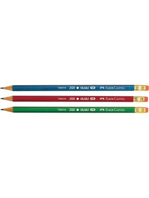 Faber-Castell Köşeli Silgili Kurşunkalem 24'lü 5244212000